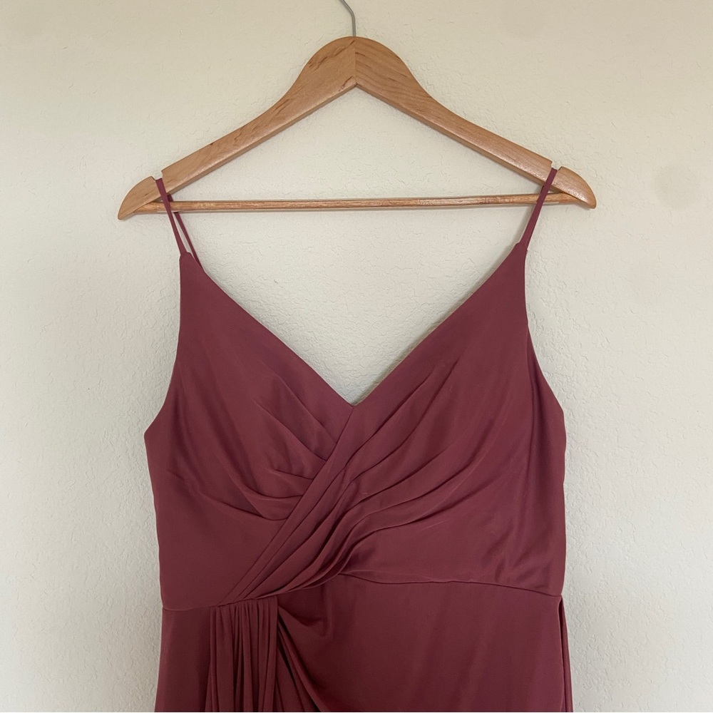 Azazie Floor-Length Gown in Desert Rose